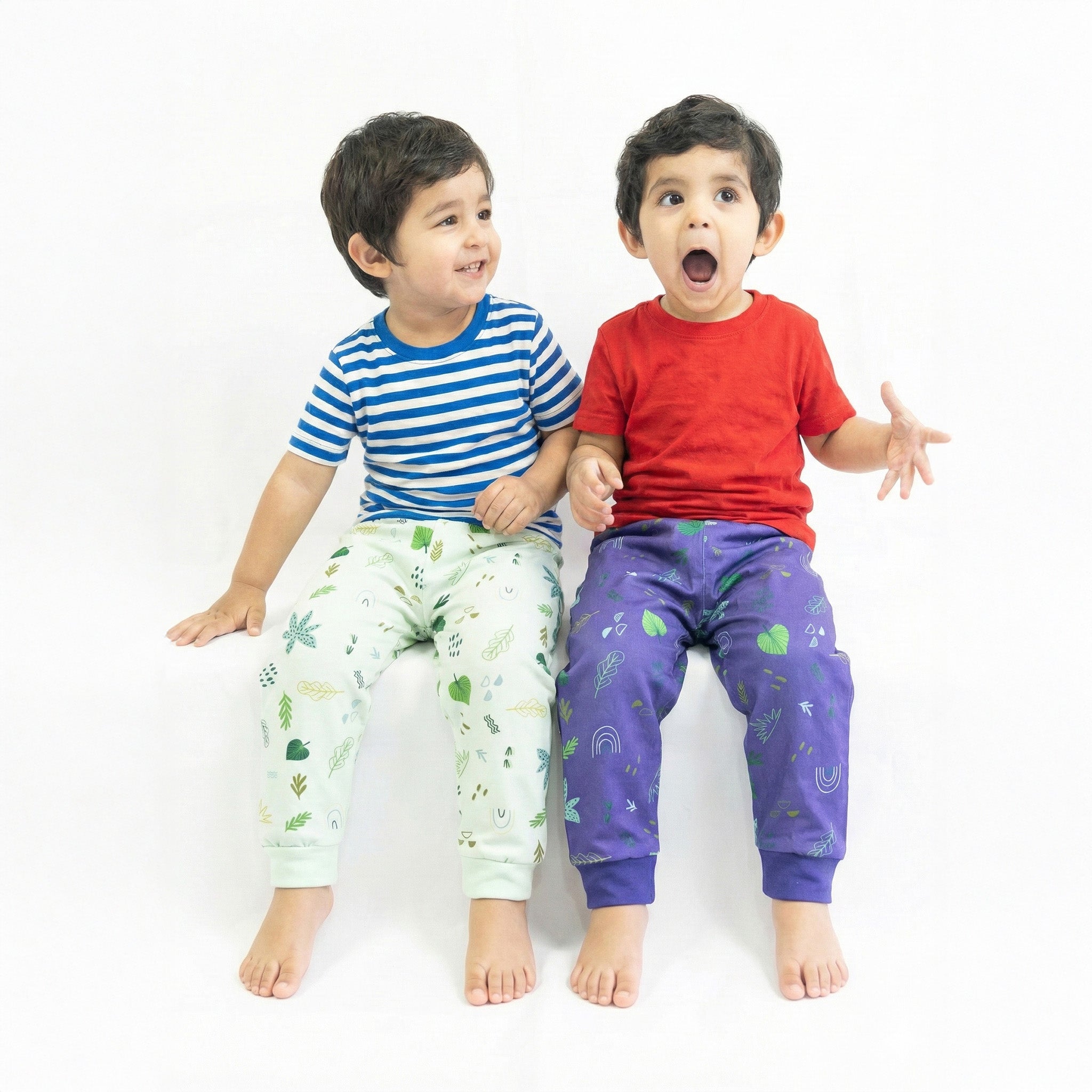 Dryment Kids Absorbent Pants, 2-Pack (1 Blue + 1 Green)