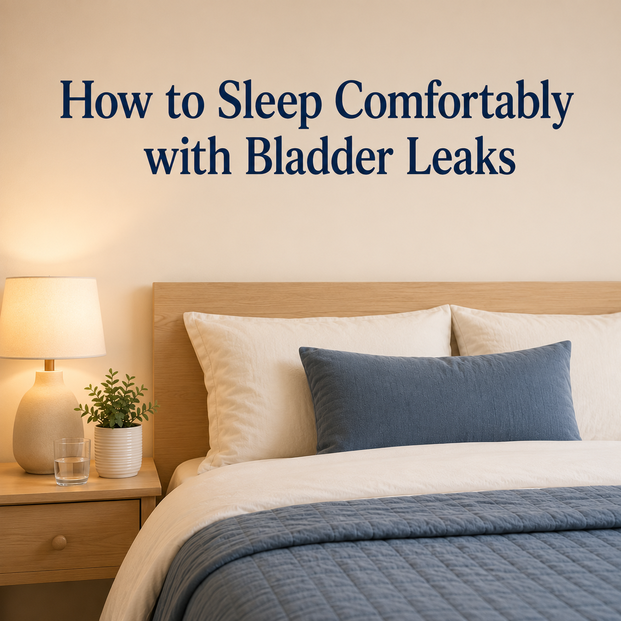 How to Sleep Comfortably with Bladder Leaks